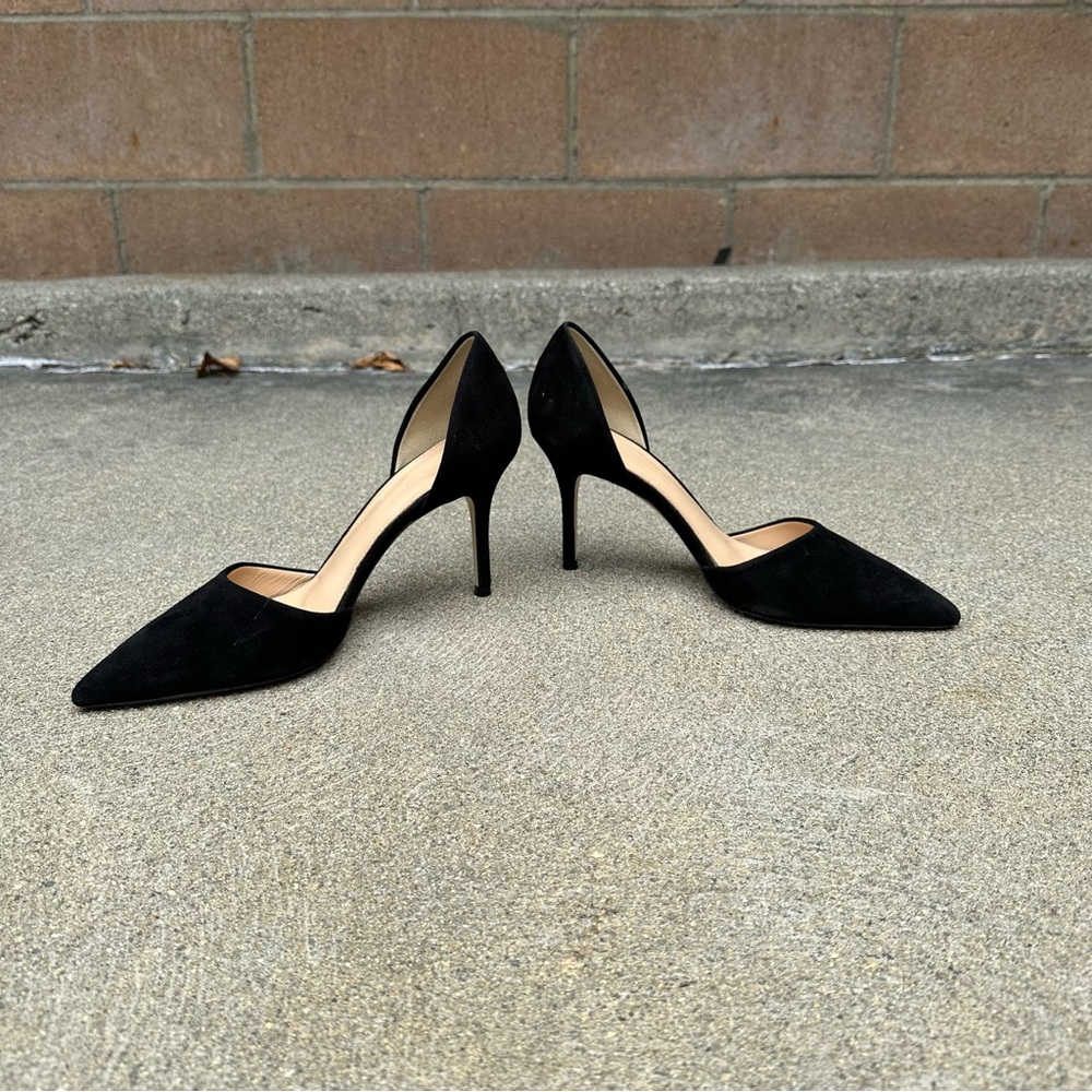 Like New J Crew Elsie Suede D’Orsay Pumps (Made In Italy) - Size 7